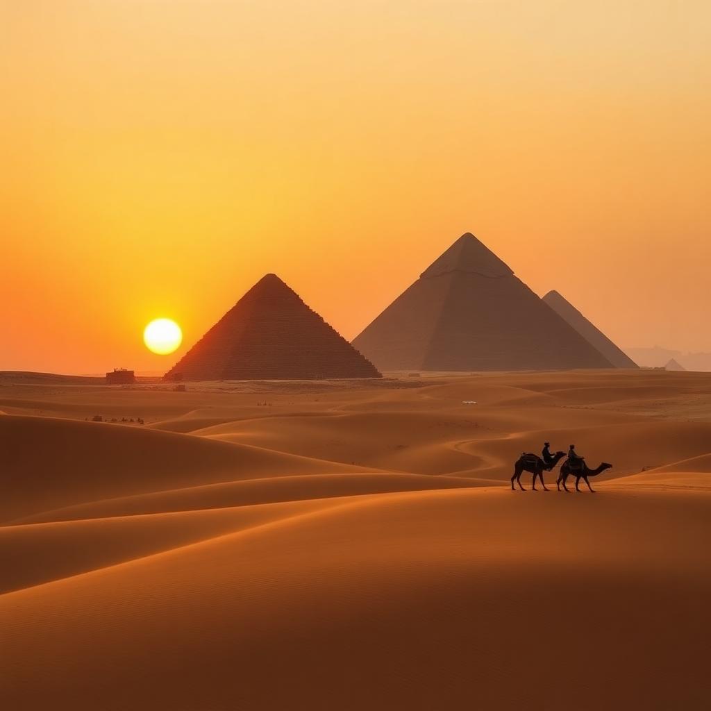 Pyramiderna i Giza - Egypten
